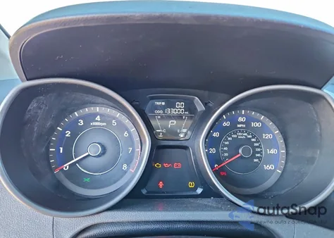 2012 Hyundai Elantra Gls из США, поврежденный, VIN 5NPDH4AE6CH129380